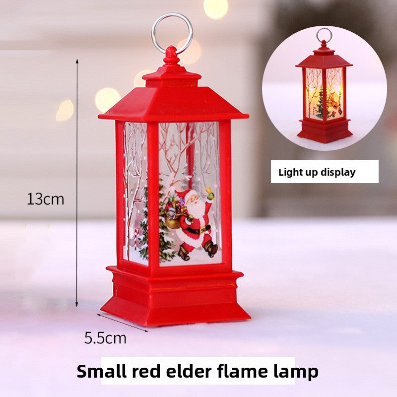 LED Christmas Decorative Flame Wind Lamp