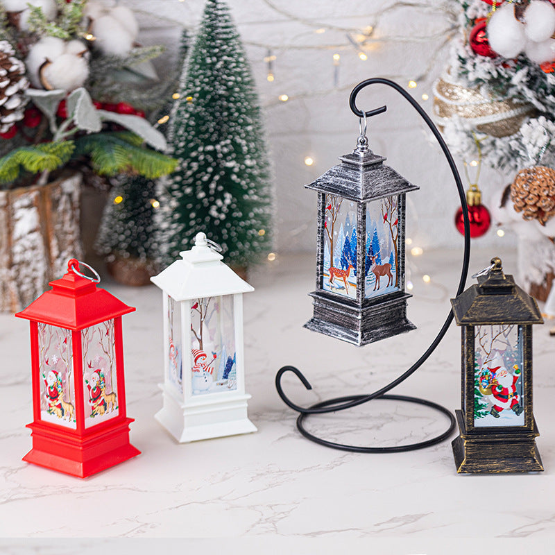 LED Christmas Decorative Flame Wind Lamp