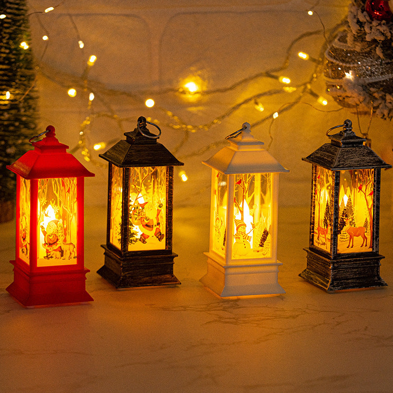 LED Christmas Decorative Flame Wind Lamp