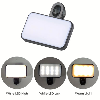 GlowClip™ Mini Rechargeable Selfie Light