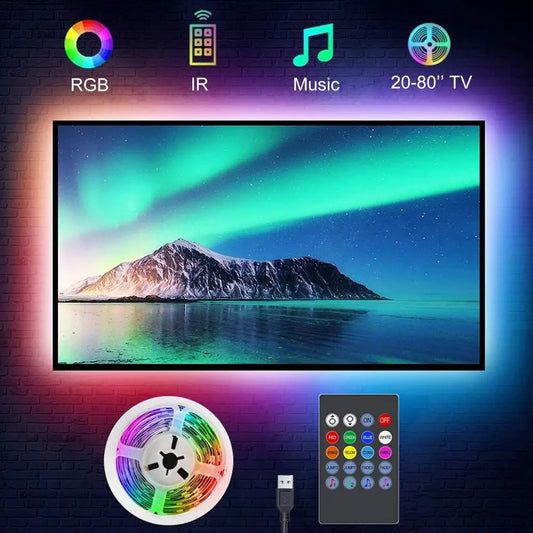 VibeGlow™ Music Sync TV LED Strip