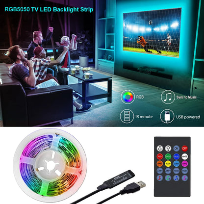 VibeGlow™ Music Sync TV LED Strip