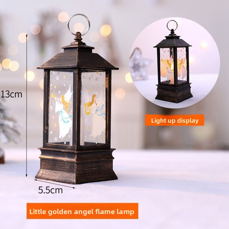 LED Christmas Decorative Flame Wind Lamp