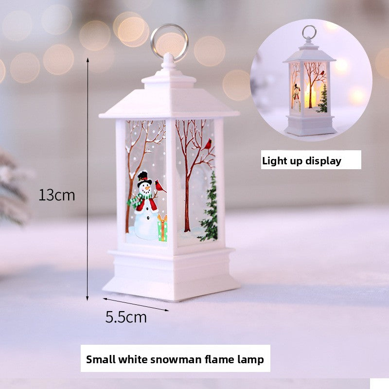 LED Christmas Decorative Flame Wind Lamp
