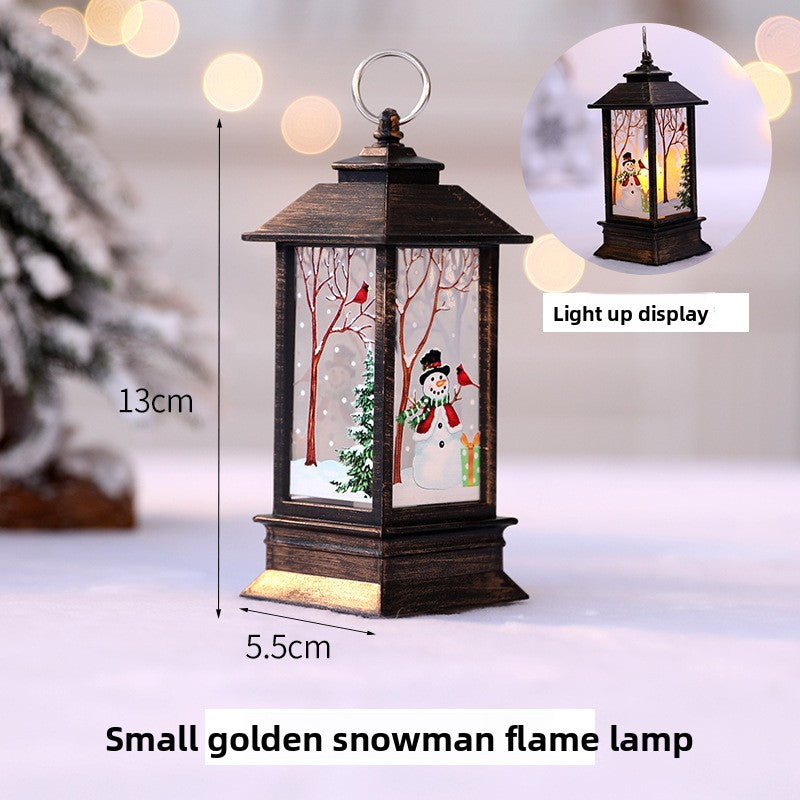 LED Christmas Decorative Flame Wind Lamp